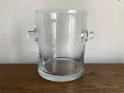 Vase moderniste en cristal sonnant 1970