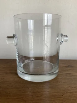 Vase moderniste en cristal sonnant 1970