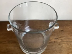 Vase moderniste en cristal sonnant 1970