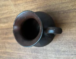 Vase pichet minimaliste du milieu du siècle par Hartwig Heyne Hoy Pottery, Allemagne, années 1960