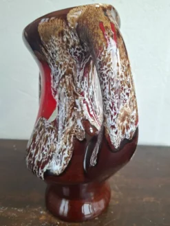 Vase Pichet Vintage Années 70 - Style Vallauris Fat Lava - 24 cm