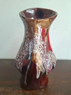 Vase Pichet Vintage Années 70 - Style Vallauris Fat Lava - 24 cm