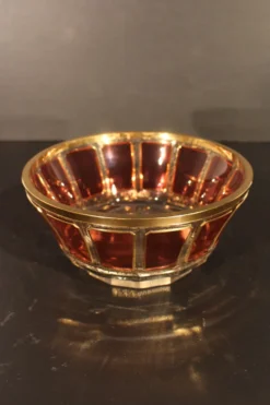 Vasque en cristal de Bohême