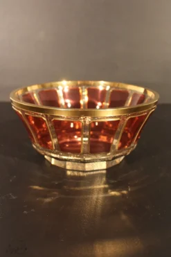 Vasque en cristal de Bohême