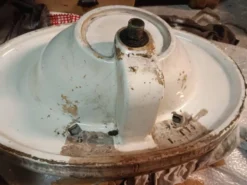Vasque évier porcelaine sur pied