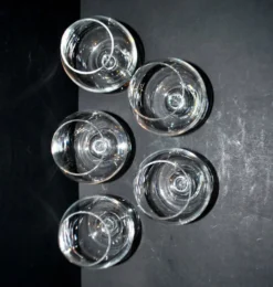 V&B Villeroy Boch lot de 5 verres ballon cognac brandy en cristal
