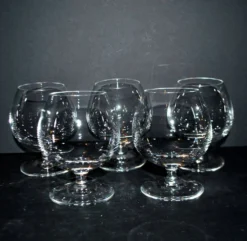 V&B Villeroy Boch lot de 5 verres ballon cognac brandy en cristal