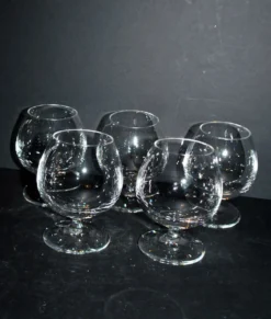 V&B Villeroy Boch lot de 5 verres ballon cognac brandy en cristal