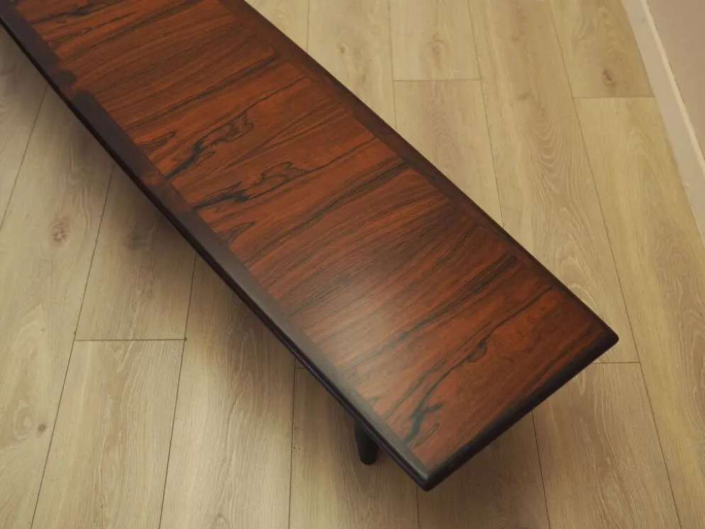 Veneer de roseau danois Lowboard – Mid-Century Modern, années 1970