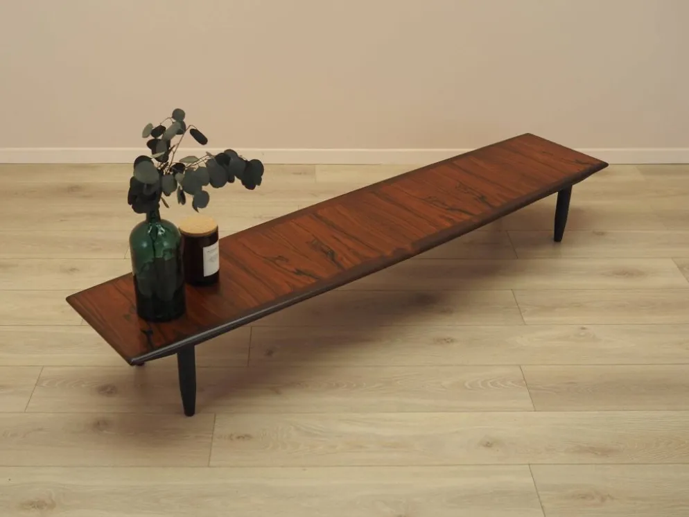 Veneer de roseau danois Lowboard – Mid-Century Modern, années 1970