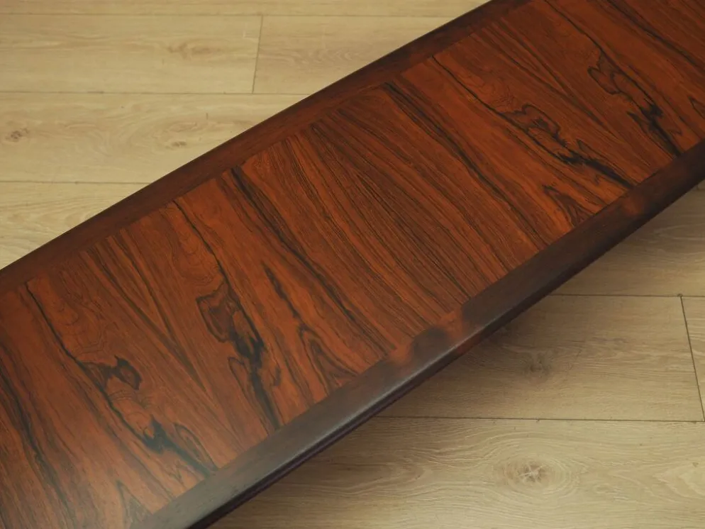 Veneer de roseau danois Lowboard – Mid-Century Modern, années 1970