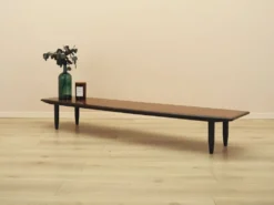 Veneer de roseau danois Lowboard – Mid-Century Modern, années 1970
