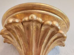 vergoldée console murale support mural étagère décorative rococo Louis XV, 1970