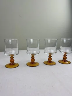 Verre ambré vintage