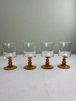 Verre ambré vintage