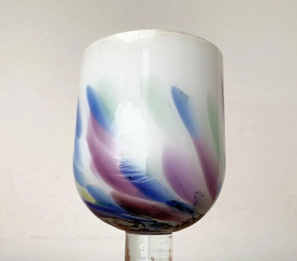 Verre à boire postmoderne par Hans Jürgen Richartz pour la Richartz Art Collection, années 1980.