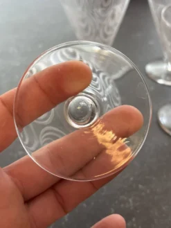 Verre cristal saint louis
