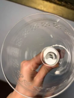 Verre à eau Baccarat modèle Pompadour avant 1936