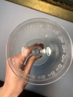 Verre à eau Baccarat modèle Pompadour avant 1936