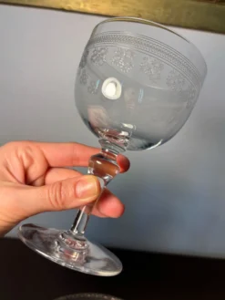 Verre à eau Baccarat modèle Pompadour avant 1936
