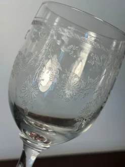 Verre à eau Meisenthal début du 20ème