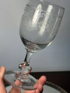 Verre à eau Meisenthal début du 20ème