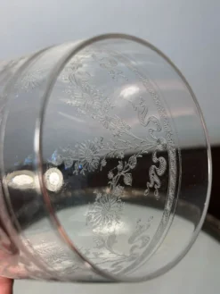 Verre à eau Meisenthal début du 20ème