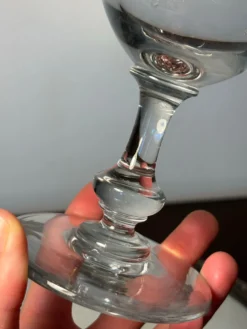 Verre à eau Meisenthal début du 20ème