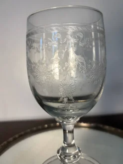 Verre à eau Meisenthal début du 20ème