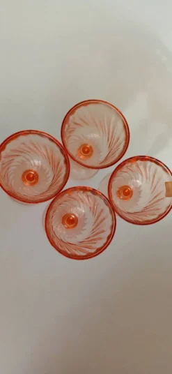 Verre rose torsade Luminarc rosaline