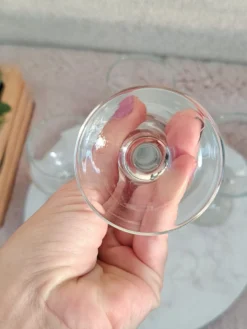 Verres a ballon sur pied