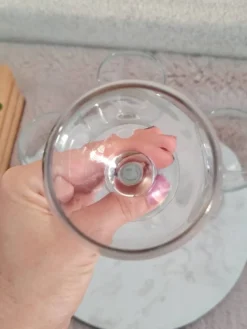 Verres a ballon sur pied