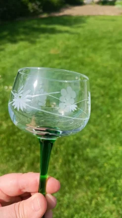 Verres anciens gravés d'Alsace