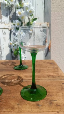 Verres anciens gravés d'Alsace