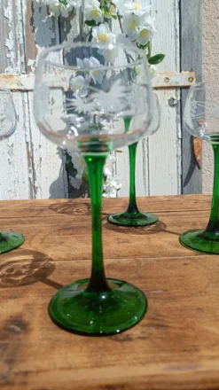 Verres anciens gravés d'Alsace
