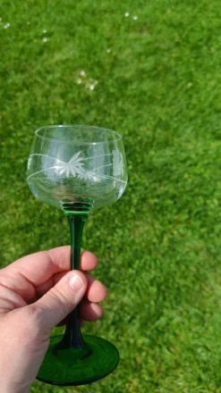 Verres anciens gravés d'Alsace