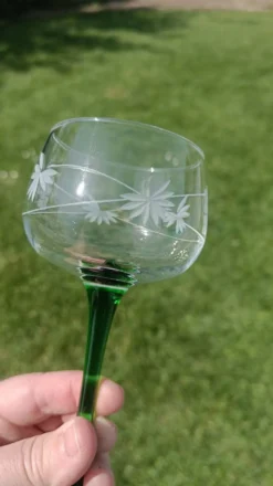 Verres anciens gravés d'Alsace