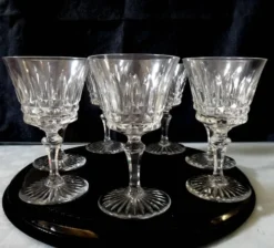 7 verres a vin blanc cristal - 13 cm Baccarat Buckinham