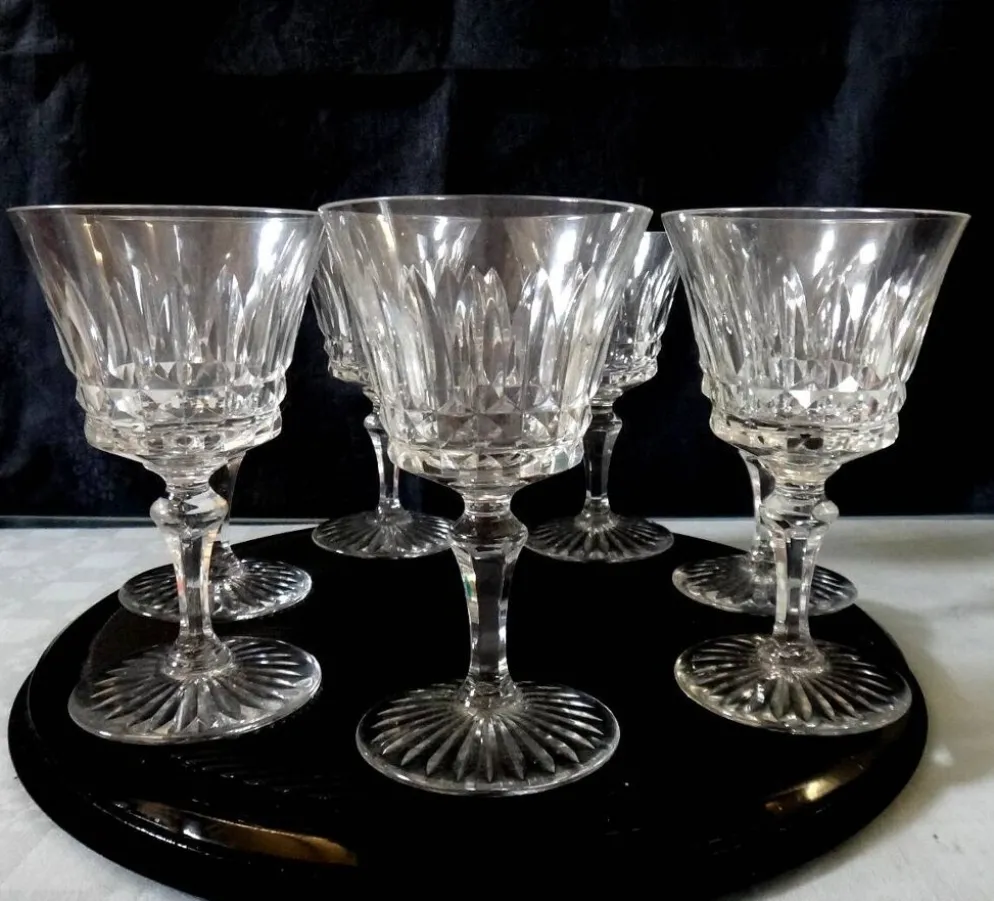 7 verres a vin blanc cristal - 13 cm Baccarat Buckinham