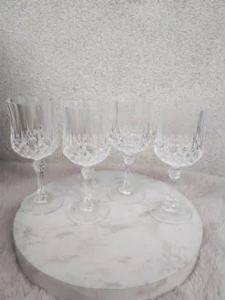Verres a vins cristal