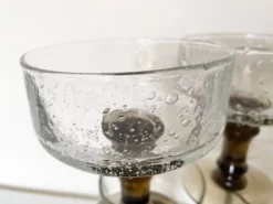Verres bullés soufflés