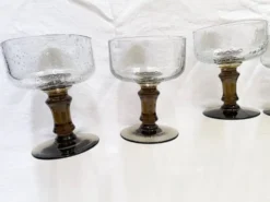 Verres bullés soufflés