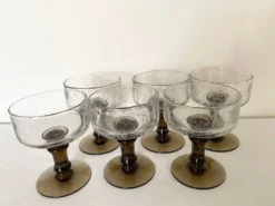 Verres bullés soufflés
