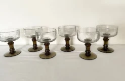 Verres bullés soufflés