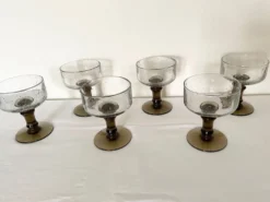 Verres bullés soufflés