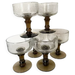 Verres bullés soufflés