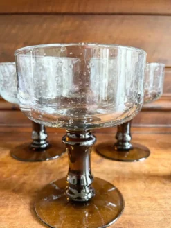 Verres bullés soufflés