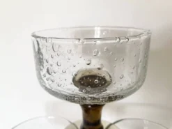 Verres bullés soufflés