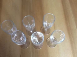 6 verres à champagne