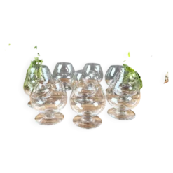 10 verres à cognac Baccarat – cristal